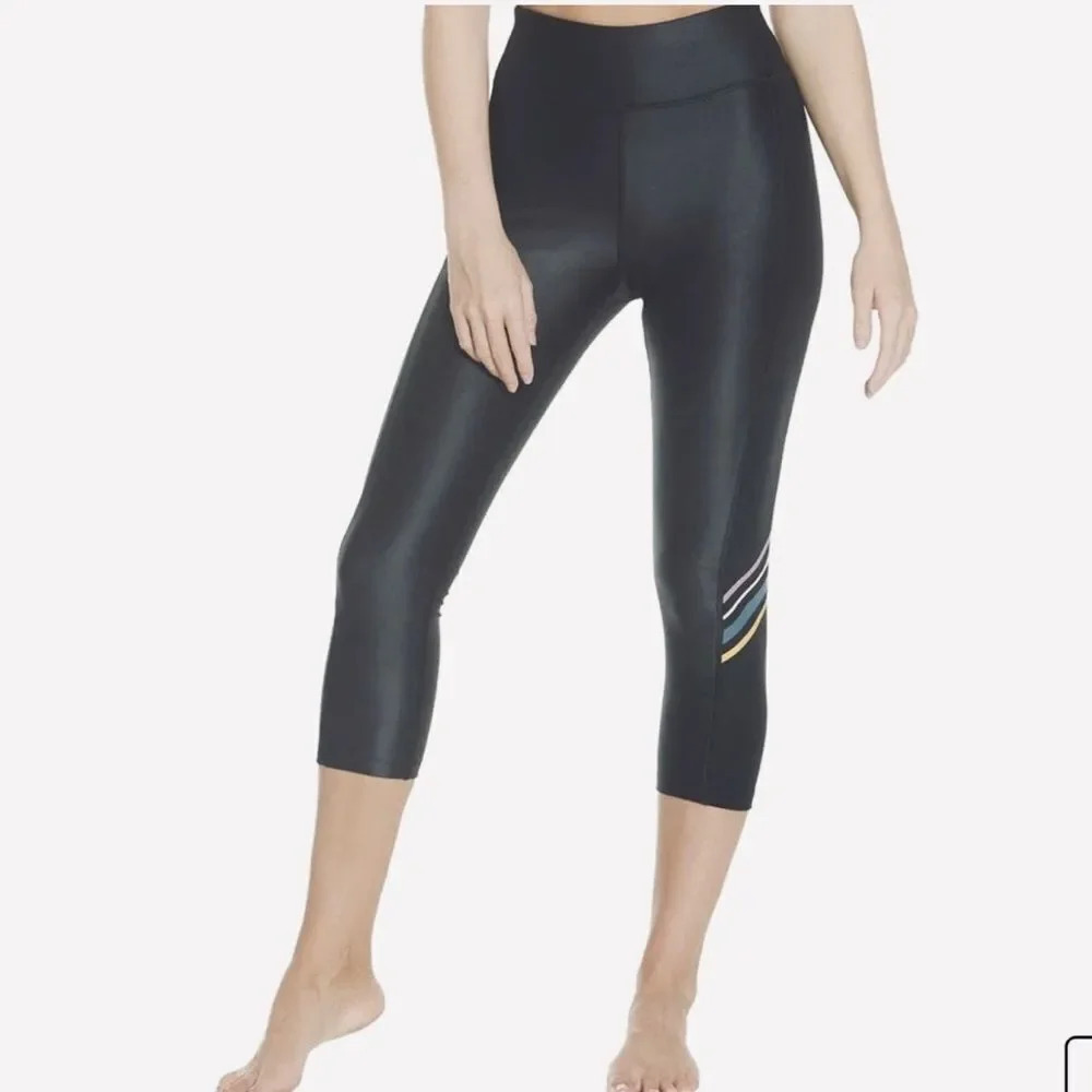 NWT Splendid High Rise Core Striped Capris Legging